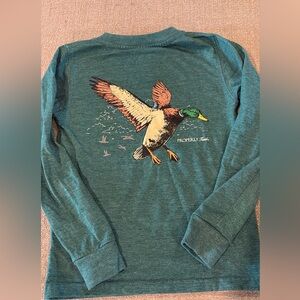 Properly Tied Kids Long Sleeve Teal Shirt